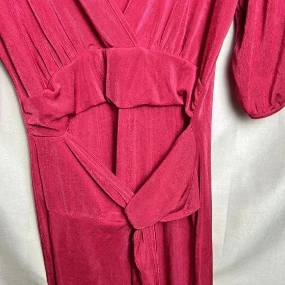 BOOHOO bodycon barbiecore dress! NWT wrap overlay,fuchsia,supplice,event,sexy - Picture 6 of 15